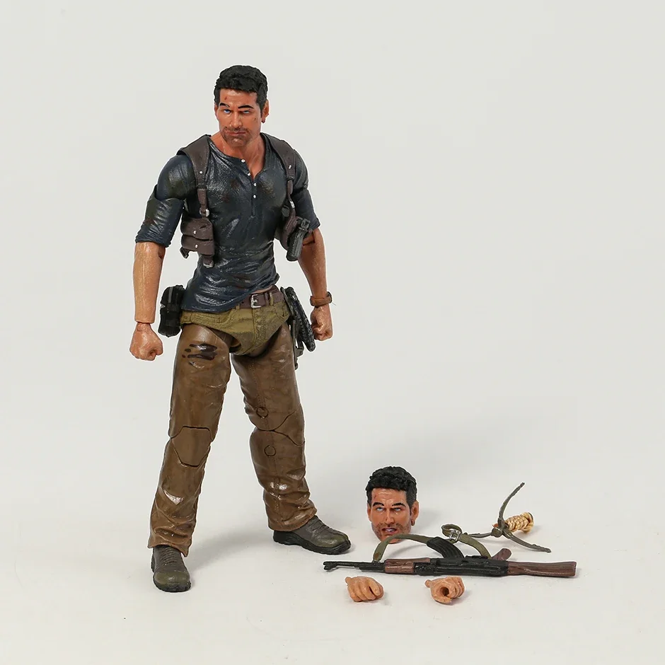 NECA Nathan Drake Uncharted 4 7″ Action Figure Ultimate Movie Collection Toy
