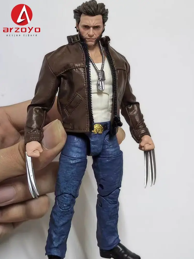 1/12 Scale Male Soldier Leather jacket Clothes Model Fit 6'' Logan Romankey Ant Notaman Male Soldier Action Figure Body - Image 6