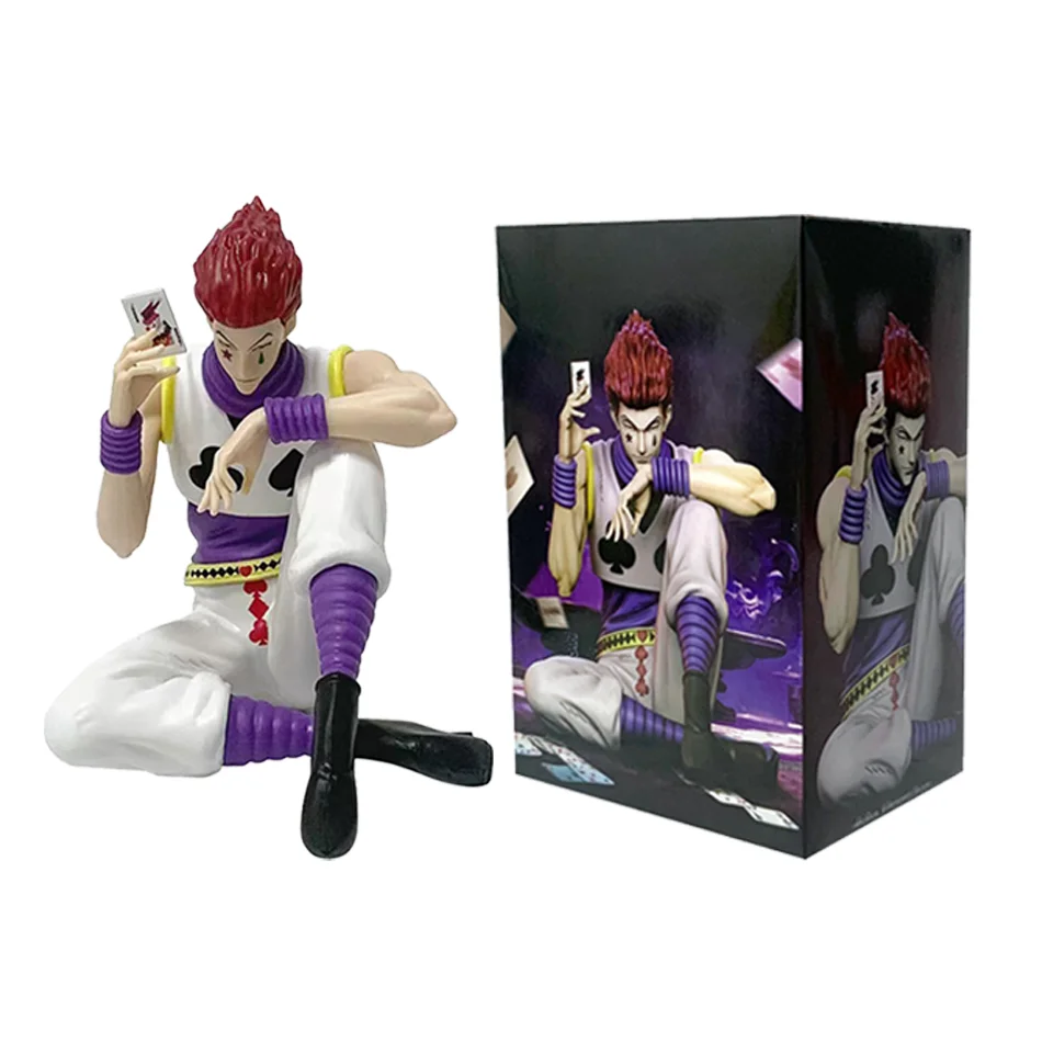 Ready Stock New Hunter x Hunter Hisoka Figure - 2 Styles Sitting Posture Collectible Model, Anime Figurine Toy Gift for Boys - Image 3