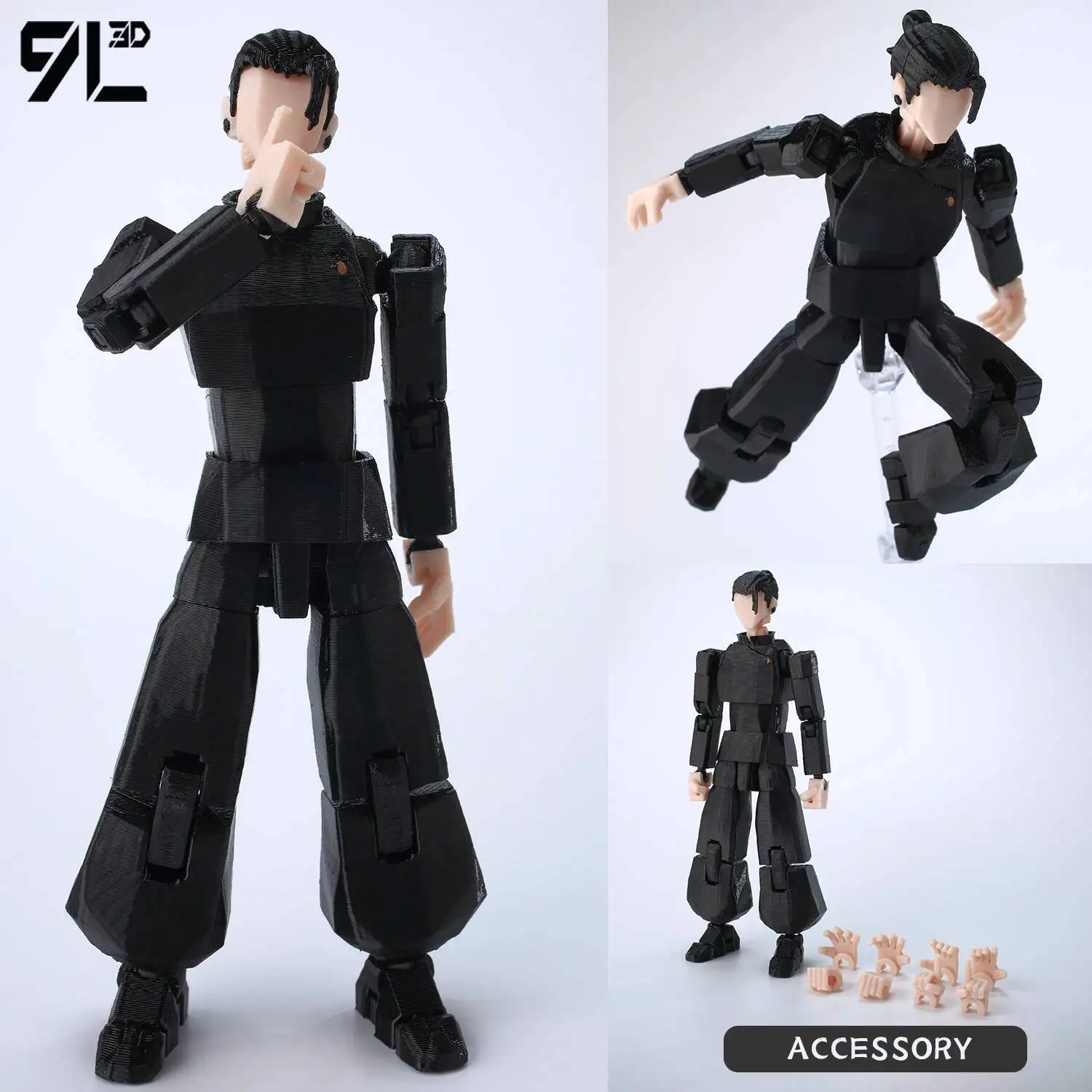 9L3D Printed Anime Jujutsu Kaisen Sukuna Yuji Yuta Satoru Gojo Lucky Dummy 13 Movable Shapeshift Action Figures Mannequin Toys - Image 27