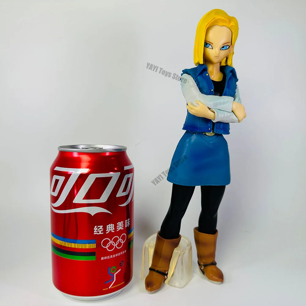25CM Anime Dragon Ball Z Android 17 18 Figure Android 18 PVC Action Figures Collection Model Toys for Children Christmas Gifts - Image 7