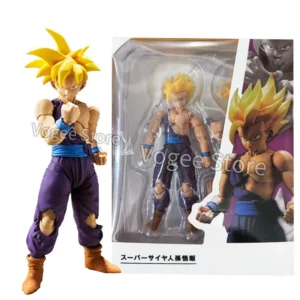 Shf Dragon Ball Son Gohan Action Figure PVC Movable Collection Doll Anime Super Saiyan ssj2 Gohan Trunks Figurine Model Toy Gift