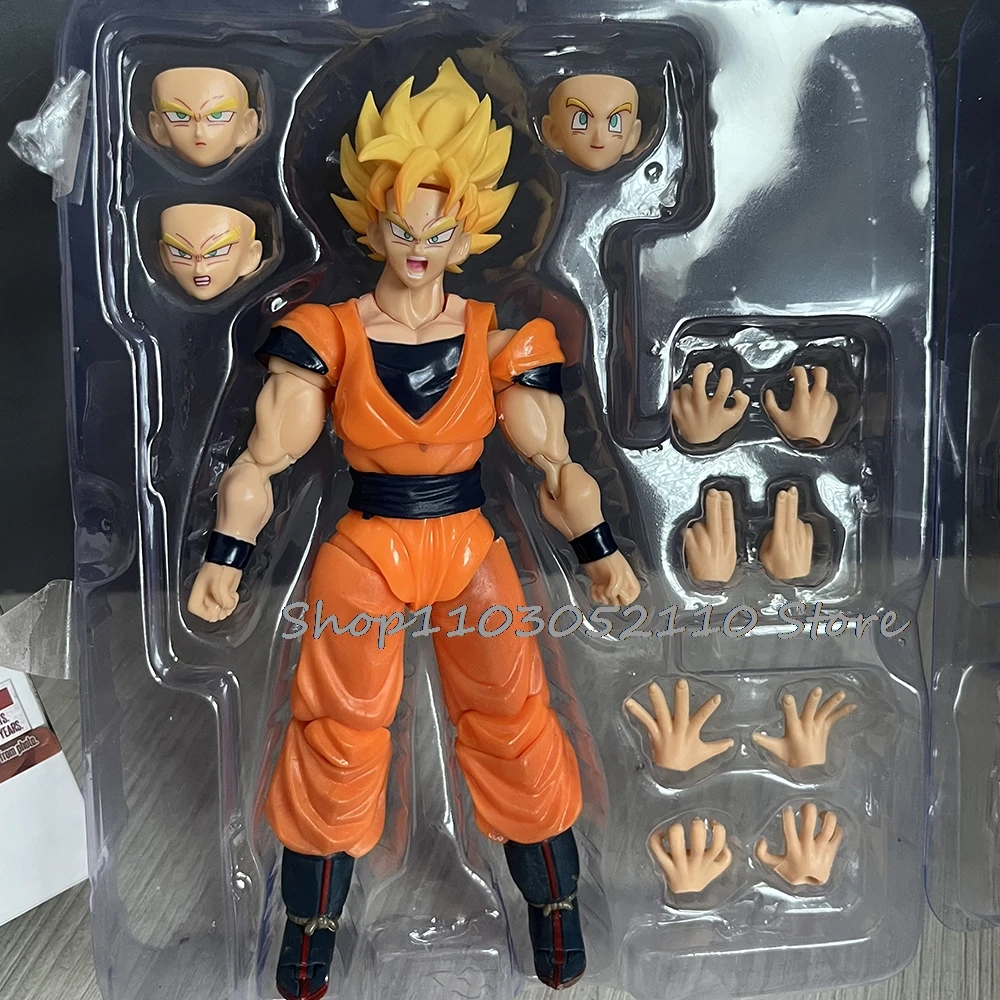 Dragon Ball Z Super Saiyan Full Power Son Goku God Sun Wukong Black Goku Zamasu Action Figure Anime S.H.Figuarts Model Toy Gift
