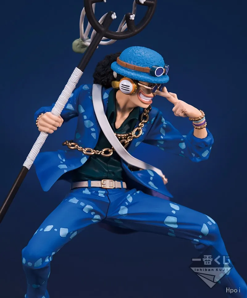 11CM Anime One Piece Usopp Figure 20th Anniversary Blue Set Doll Model Toy Gift Collection Aciton Figure PVC - Image 5