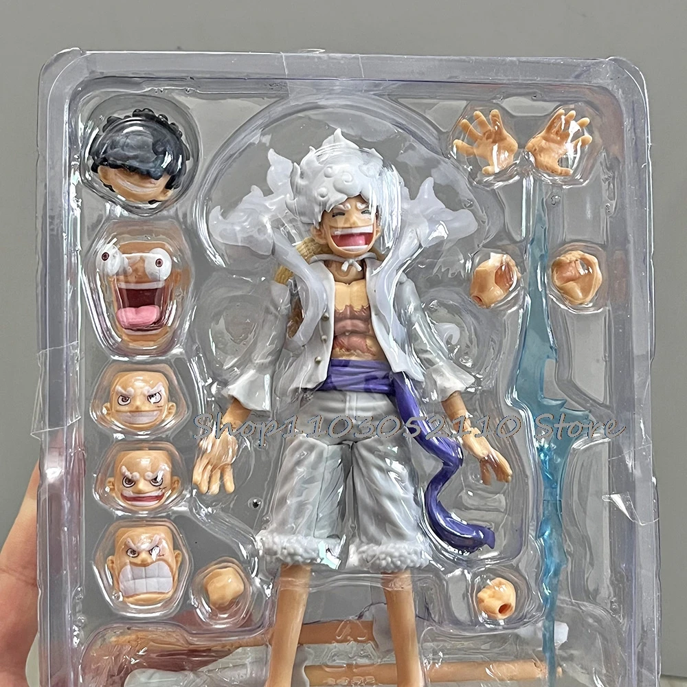 Monkey D Luffy Figure White Nika Luffy S.H.Figuarts Luffy SHF Figure Movable Joints Collection Model Toys Birthday Gifts