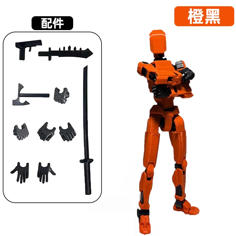 Dummy 13 Action Figure Toys for Kids Lucky 13 Multi Jointed Movable Shapeshift Robot 3D Printed Man Action Figures Children Toy - Image 13