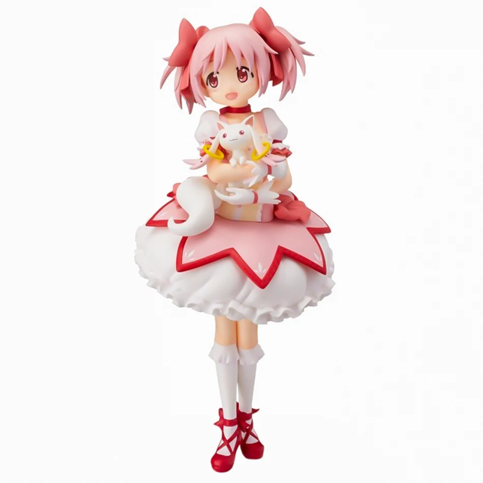 Anime Magikano 18cm Puella Magi Madoka Magica Figure PVC Model Doll Desktop Decoration Action Figurine Collecting Toys Kid Gifts
