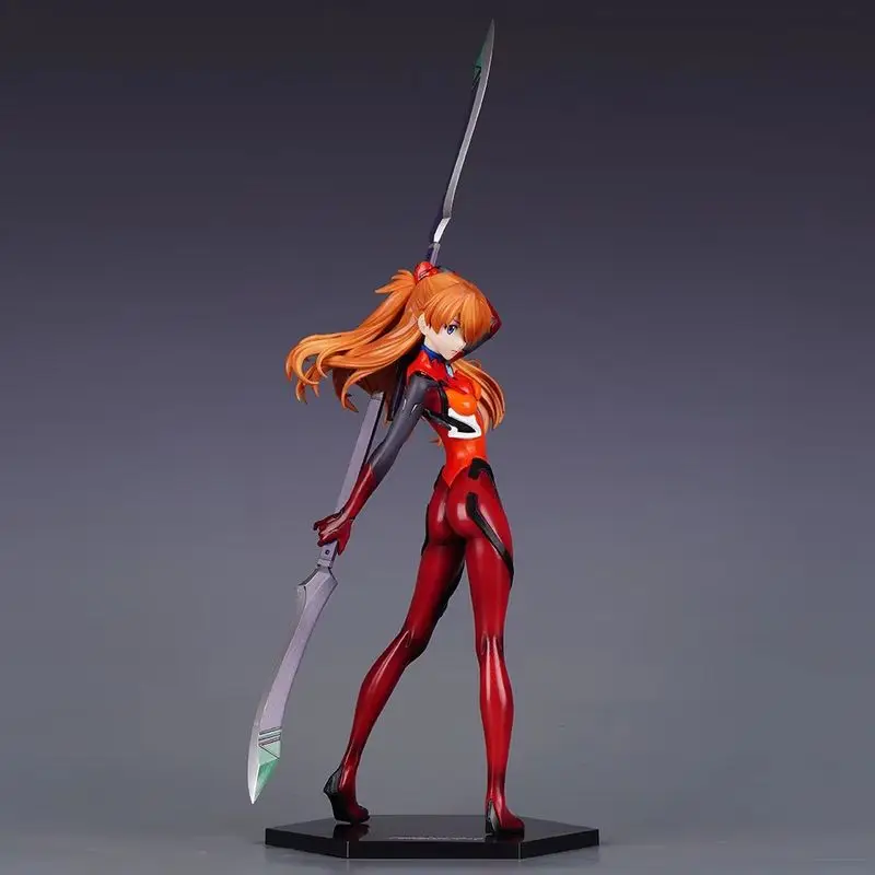 Anime Evangelion Asuka Langley Soryu Action Figure - Battle Dress Pretty Girl Collectible Toy Model for Fans - Image 3