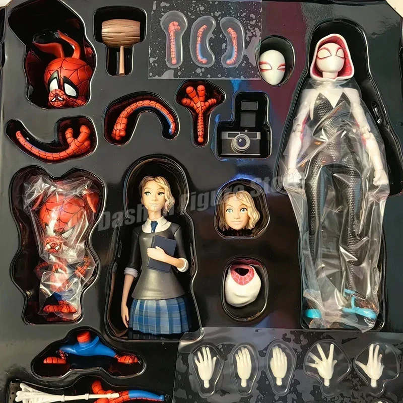 Sv Action Spider-Man: Across the Spider-Verse Figure Spider Man Gwen Stacy Miles Morales Action Figures Peter Parker Model Toys - Image 6