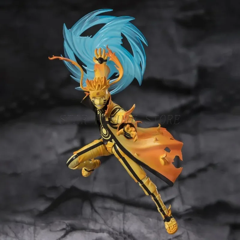 Anime Shf Uzumaki Naruto Action Figure Naruto Kurama Link Mode Courageous Strength That Binds Figurine PVC Model Toys Collection - Image 3