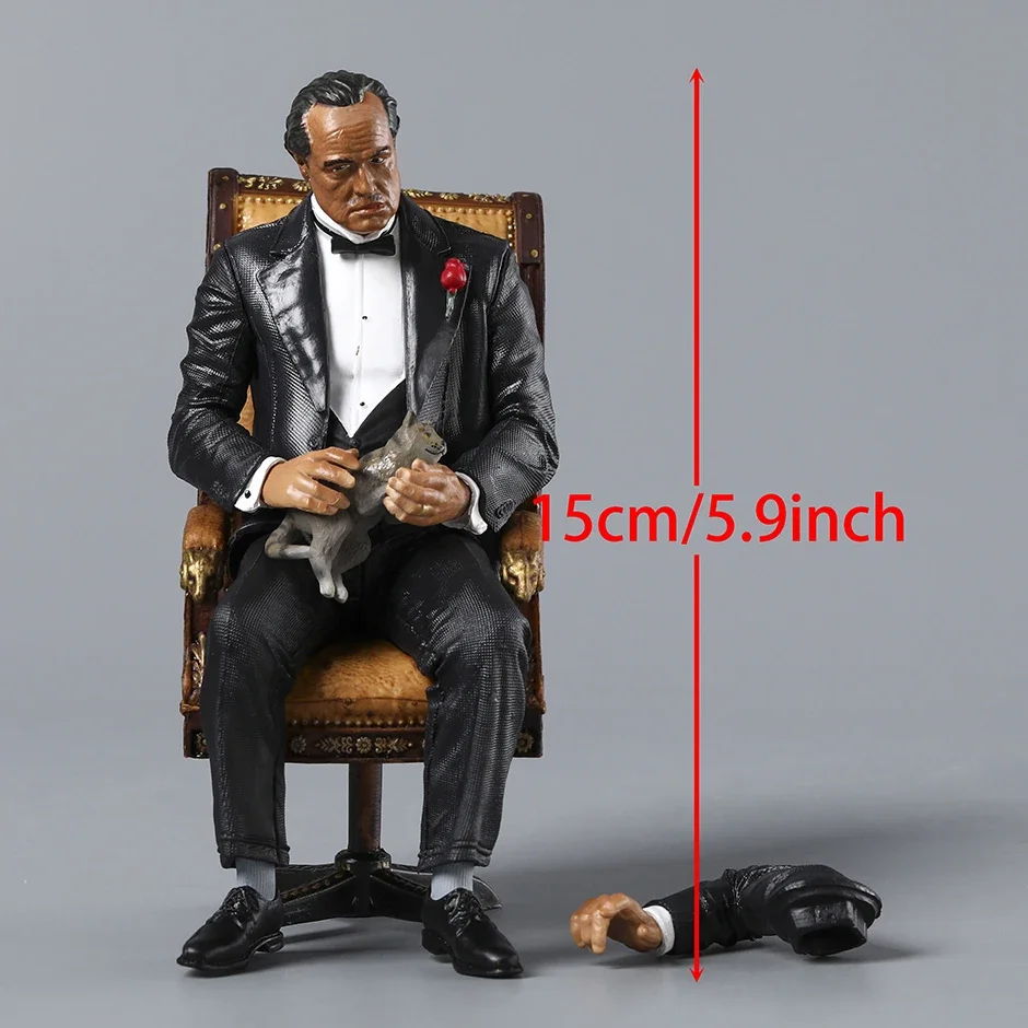 The Godfather Vito Corleone 6" Model Figure Doll Decoration Toys Hobbies Holiday Gift - Image 8