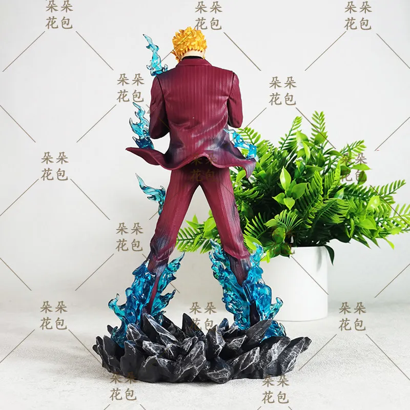 One Piece Sanji Anime Figure GK Statue Hand Made Cartoon Surrounding Desktop Office Ornament Birthday Gift 25cm Anime Model - Image 5