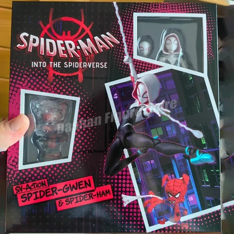 Sv Action Spider-Man: Across the Spider-Verse Figure Spider Man Gwen Stacy Miles Morales Action Figures Peter Parker Model Toys - Image 14