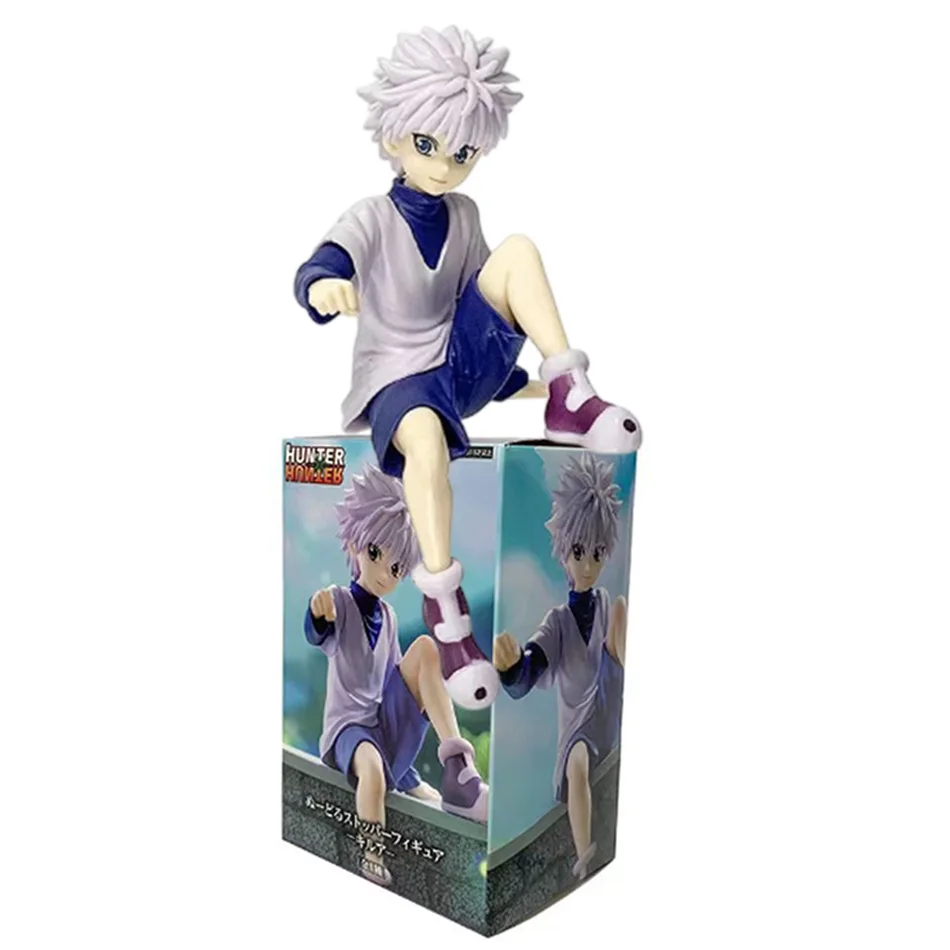 15cm Hunter×Hunter Gon Killua Action Figure Noodle Stopper Model Toys Decorations GON·FREECSS Killua Zoldyck PVC Model Toys - Image 3