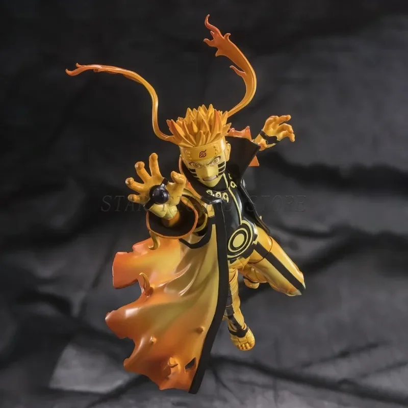 Anime Shf Uzumaki Naruto Action Figure Naruto Kurama Link Mode Courageous Strength That Binds Figurine PVC Model Toys Collection - Image 6