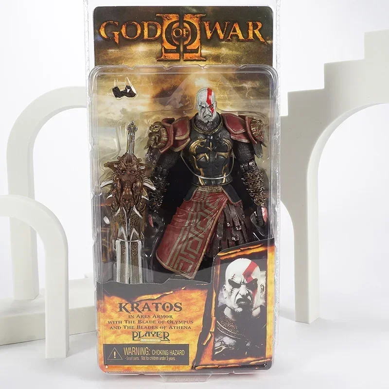 Classic Game NECA God of War 2 II Kratos In Ares Armor W Blades 7" PVC Action Figure Toy Hot Retail - Image 5