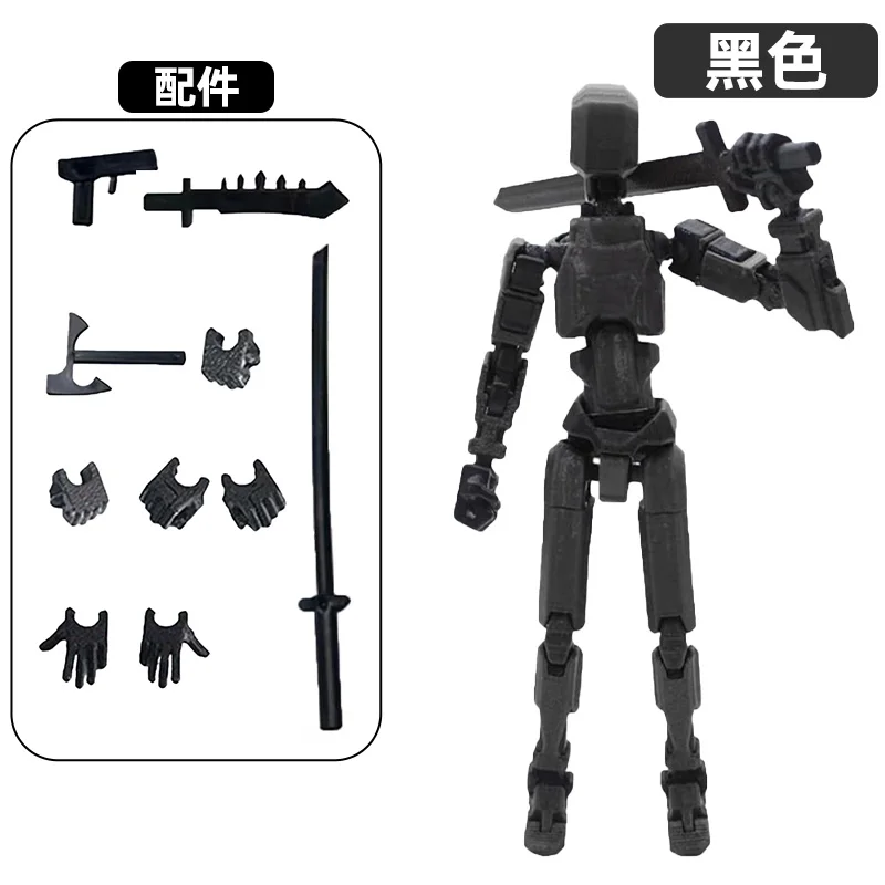 Dummy 13 Action Figure Toys for Kids Lucky 13 Multi Jointed Movable Shapeshift Robot 3D Printed Man Action Figures Children Toy - Image 16