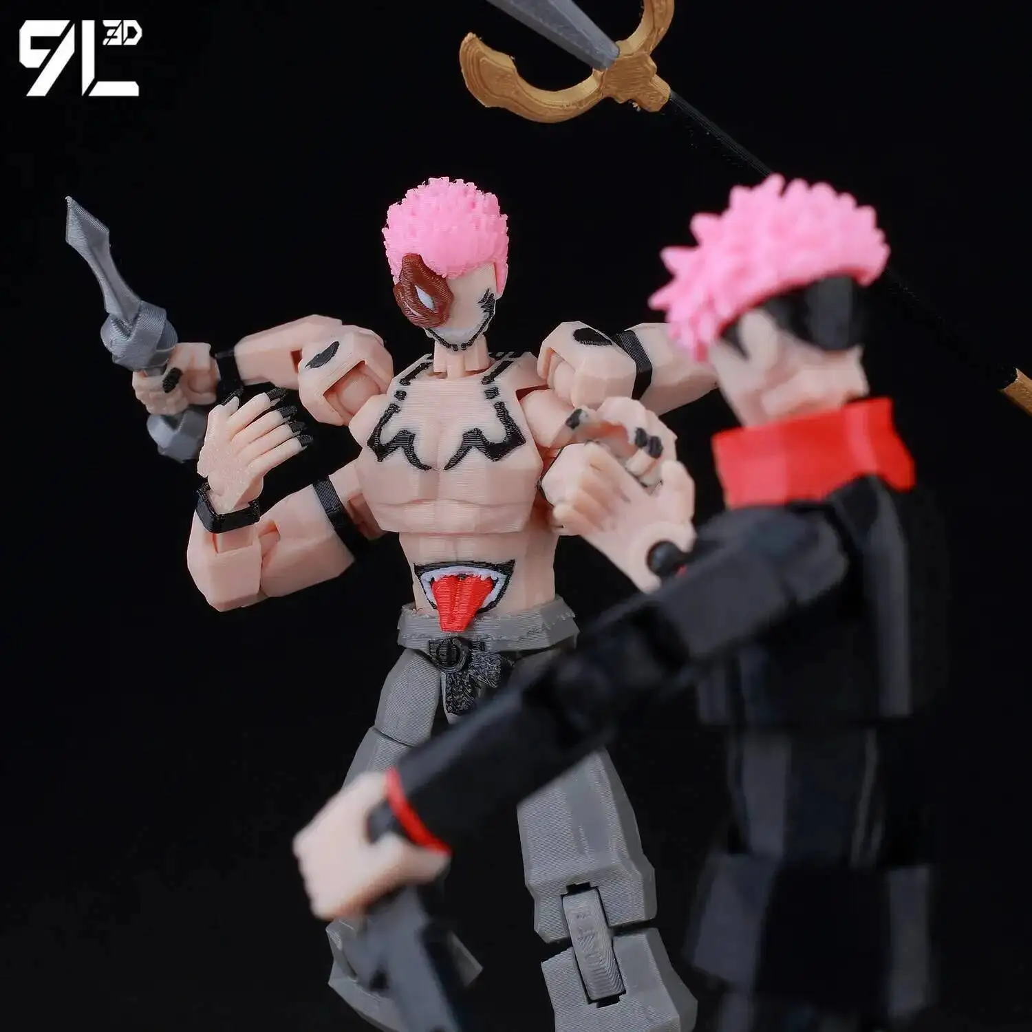 9L3D Lucky13 Gojo Sukuna Jujutsu Fushiguro Toji Gojo Satoru Action Figure Dummy13 T13 Multi-Jointed Collectible Toys Titan13 - Image 5