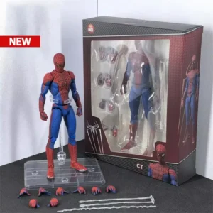 Ct Toys Spiderman Mafex 001 Peter Parker Andrew Garfield Action Figure - the Amazing Spider-Man Shf Anime Model Collectible Toy