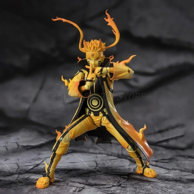 Anime Shf Uzumaki Naruto Action Figure Naruto Kurama Link Mode Courageous Strength That Binds Figurine PVC Model Toys Collection - Image 4