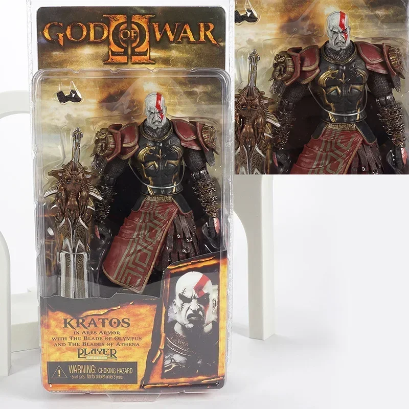 Classic Game NECA God of War 2 II Kratos In Ares Armor W Blades 7" PVC Action Figure Toy Hot Retail - Image 10