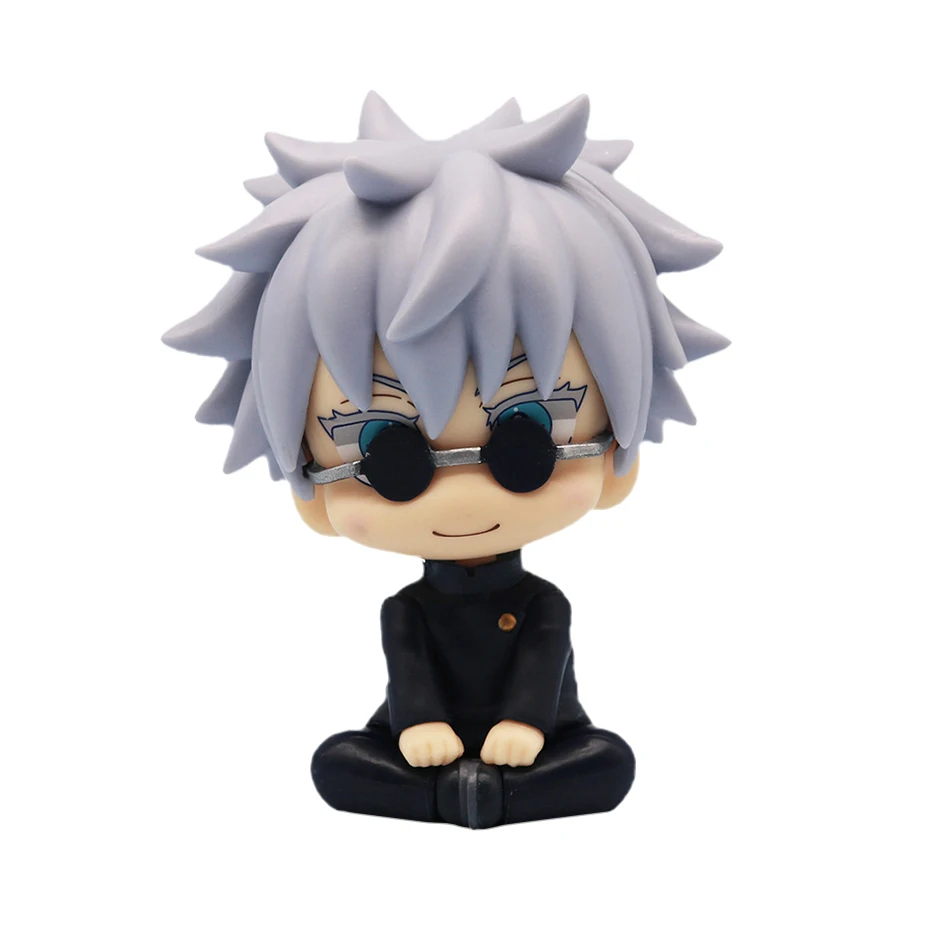 10cm Jujutsu Kaisen Mini Figures Satoru Gojo Figure Action Geto Suguru Figurine Q Version Anime Model PVC Collection Toys Statue