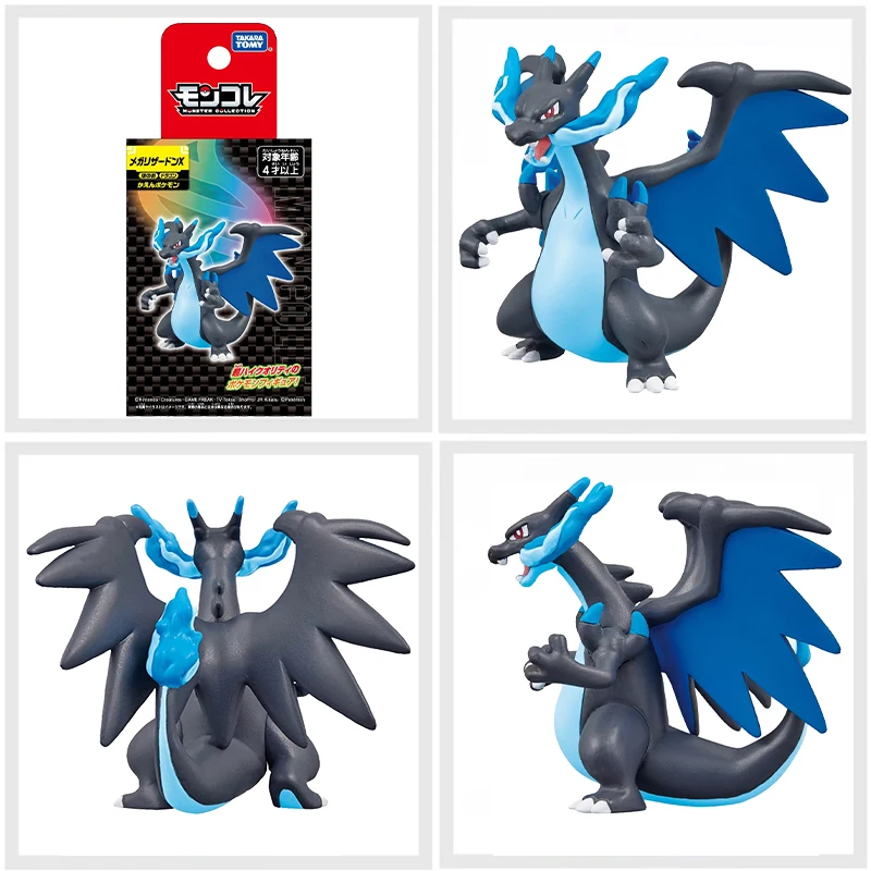 Tomy Original Pokemon Figurine Toys Shiny Mega Gardevoir Lucario Charizard X Sableye Mewtwo Mawile Collectible Model Dolls Gifts - Image 6