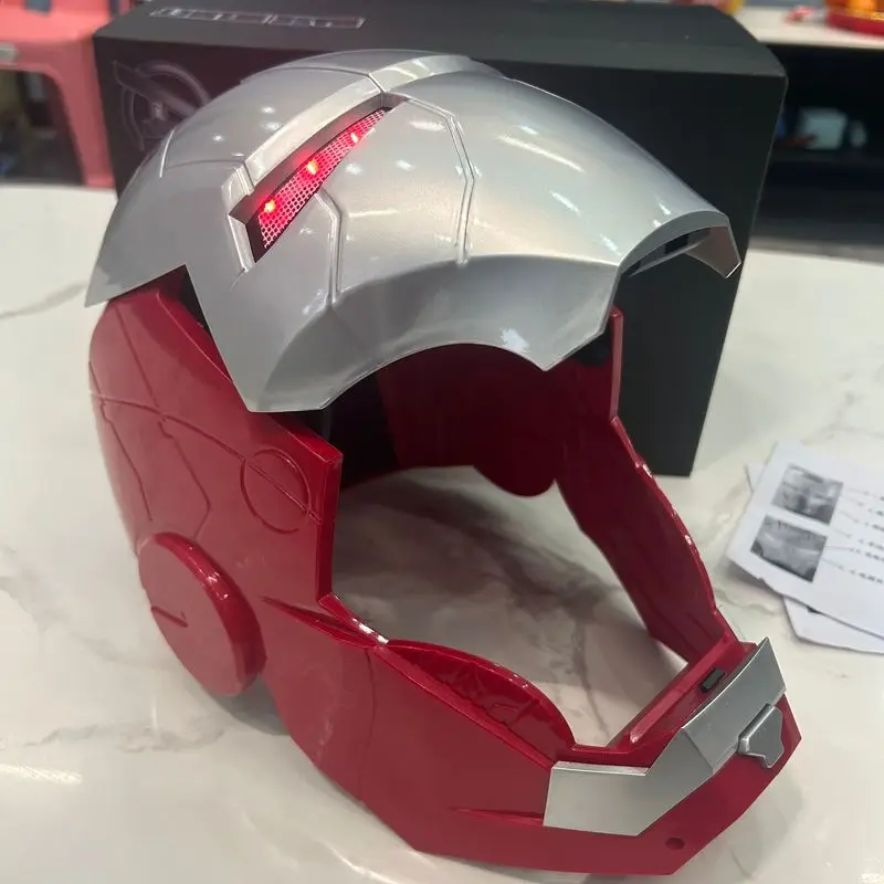 Iron Man Helmet Electric Wearable Mask 1:1 Automatic Manual Opening And ManualClosing Model Characters Adult Toys Birthday Gifts - Image 4