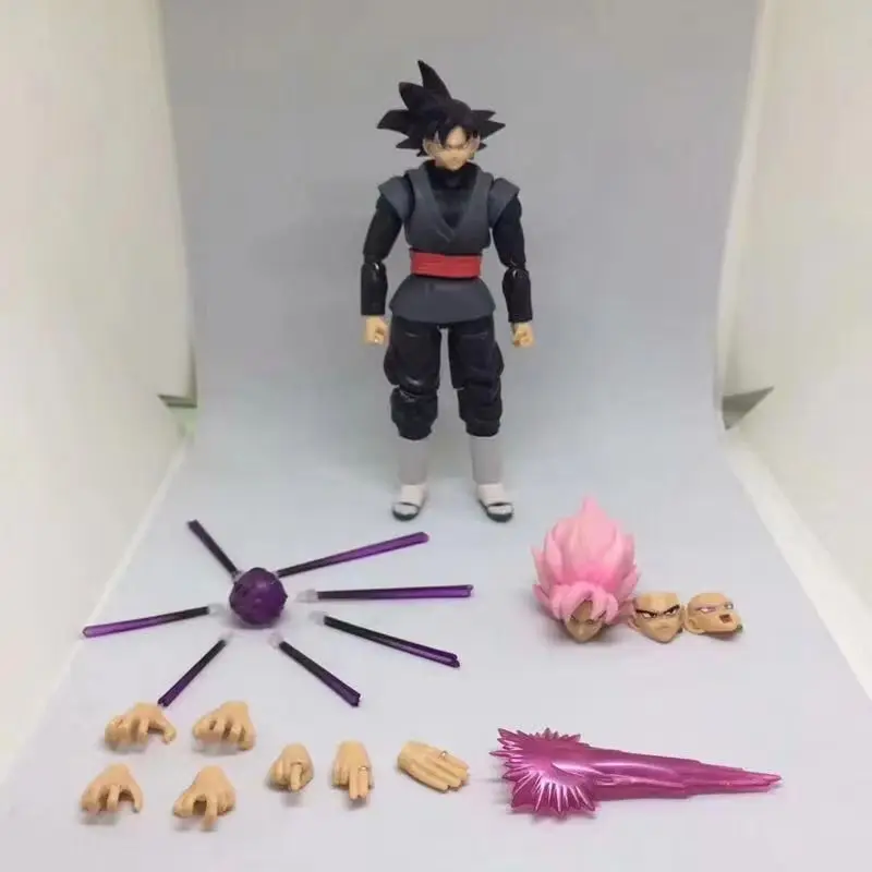 Shf Dragon Ball New Black Goku Saiyan Zamasu Pink-Jointed Action Figure Model Figurine Anime Collection Decoration Model Toys - Image 4