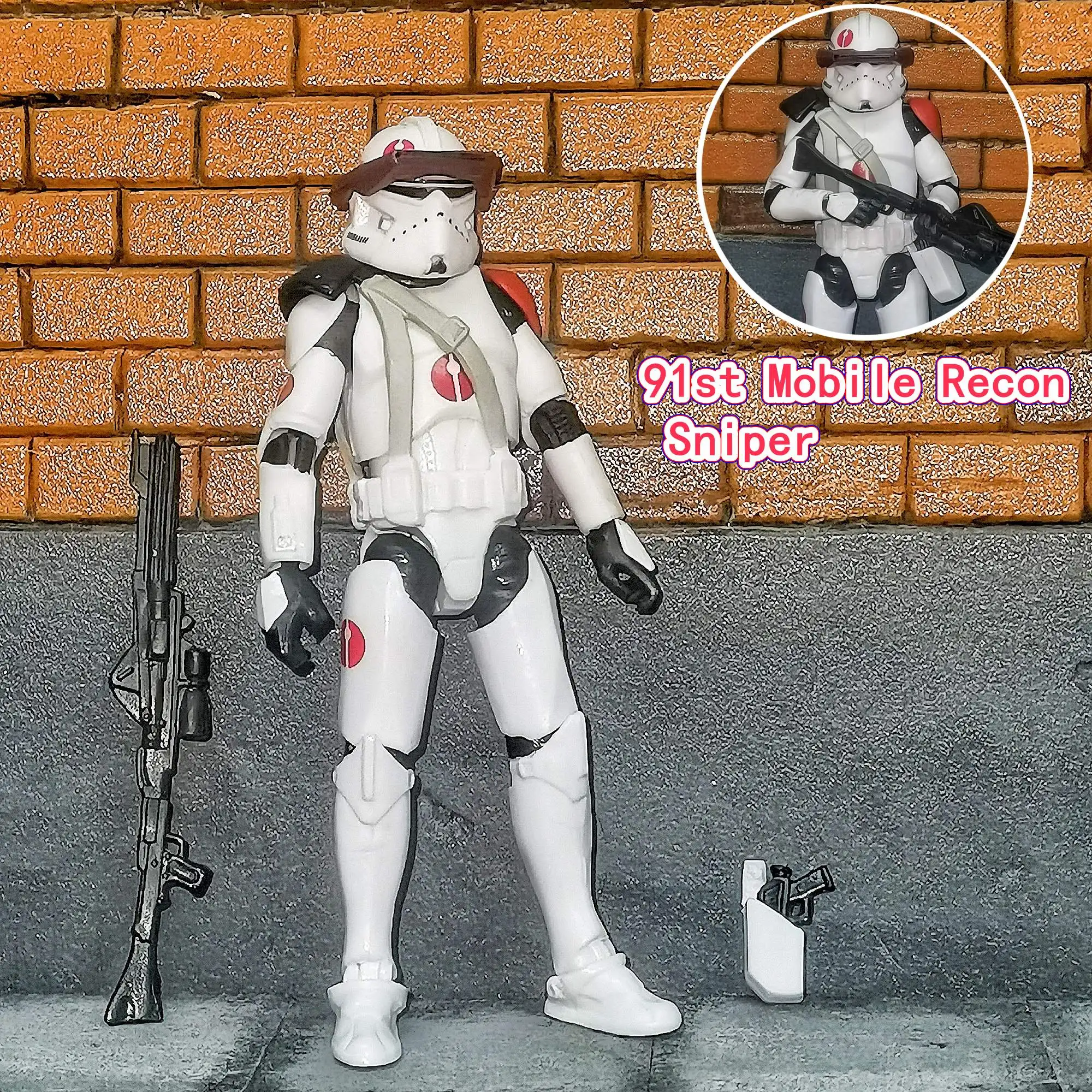Star Wars 3.75 Inch 1/18 501st 212th 91st Clone Trooper Captian Rex Commander Neyo Action Figure Toys Model Loose - Image 13