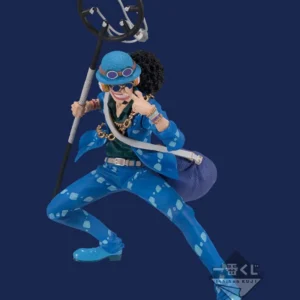 11CM Anime One Piece Usopp Figure 20th Anniversary Blue Set Doll Model Toy Gift Collection Aciton Figure PVC