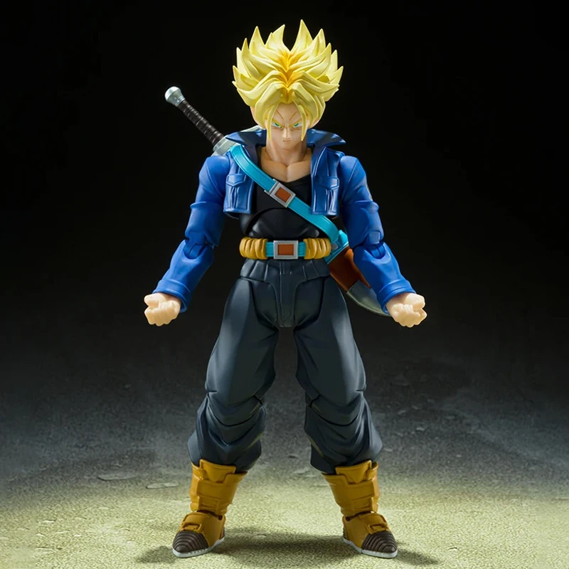 Shfiguarts Dragon Ball Trunks Anime Figures SHF Trunks Boy From Future Collection Model Action Figure Toys Child's Gifts - Image 4