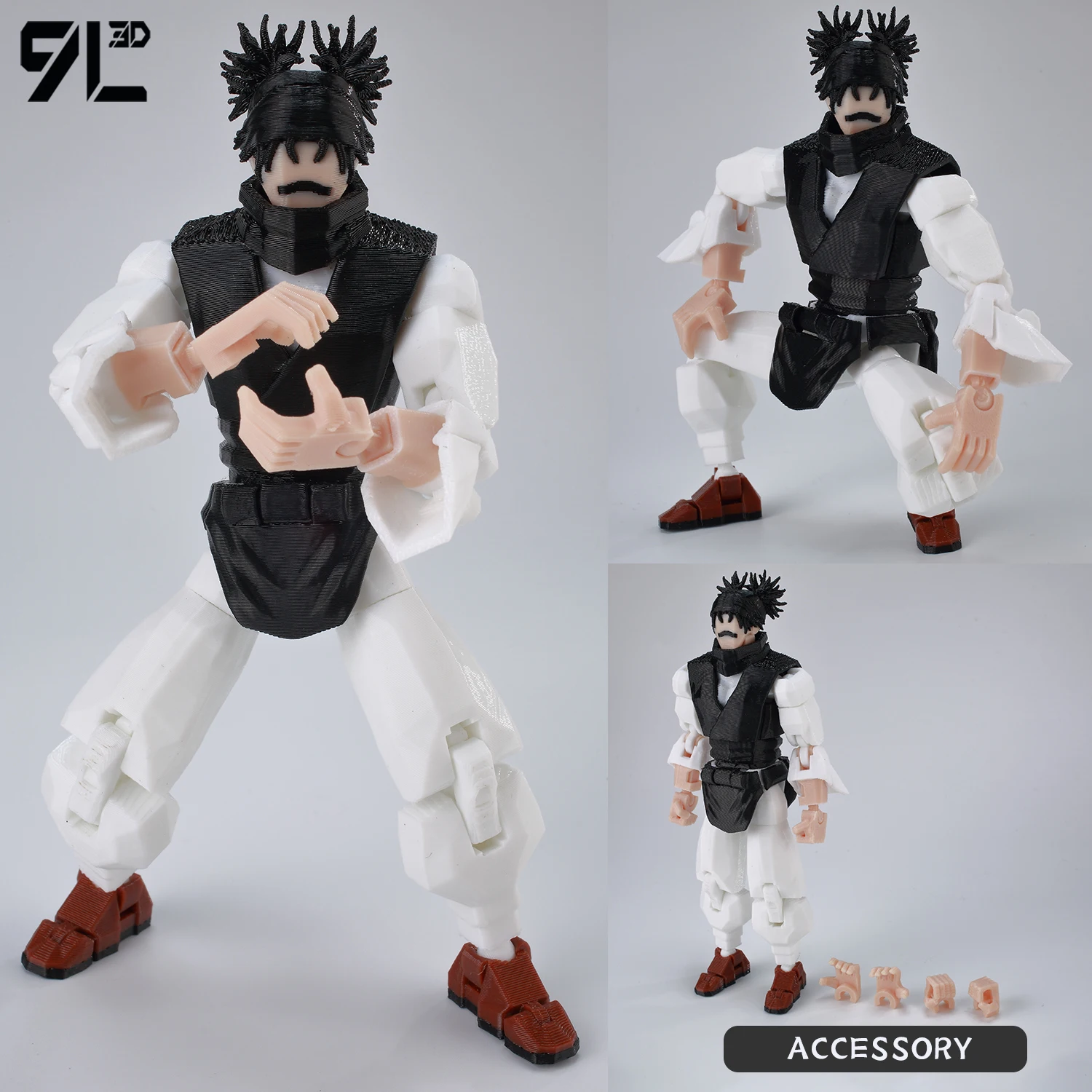 9L3D Lucky13 Gojo Sukuna Jujutsu Fushiguro Toji Gojo Satoru Action Figure Dummy13 T13 Multi-Jointed Collectible Toys Titan13 - Image 26