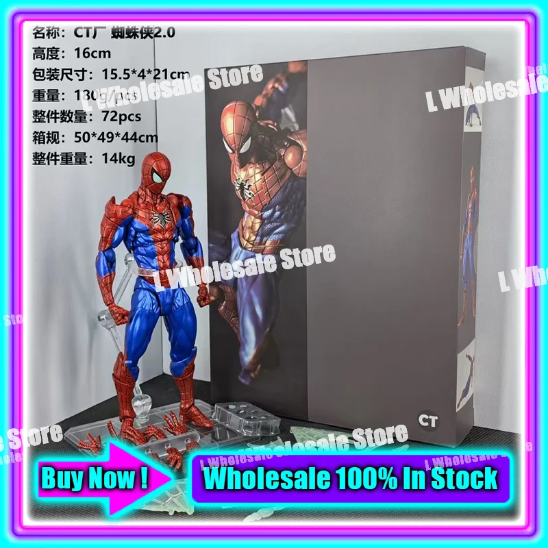 In Stock Mess Toys Superior Symbiote Scarlet Spider Ct Toys Spiderman Daredevil Batman Wolverine Anime Action Figure Gifts Toys - Image 13