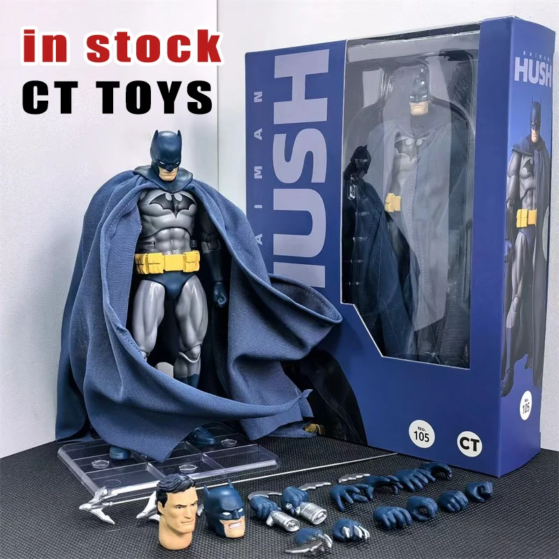 In Stock Ct Toys Batman Hush Blue Version Mafex 105 Black Version Dc Bat Man Anime Action Figure Figurine Model Statue Toys Gift - Image 7