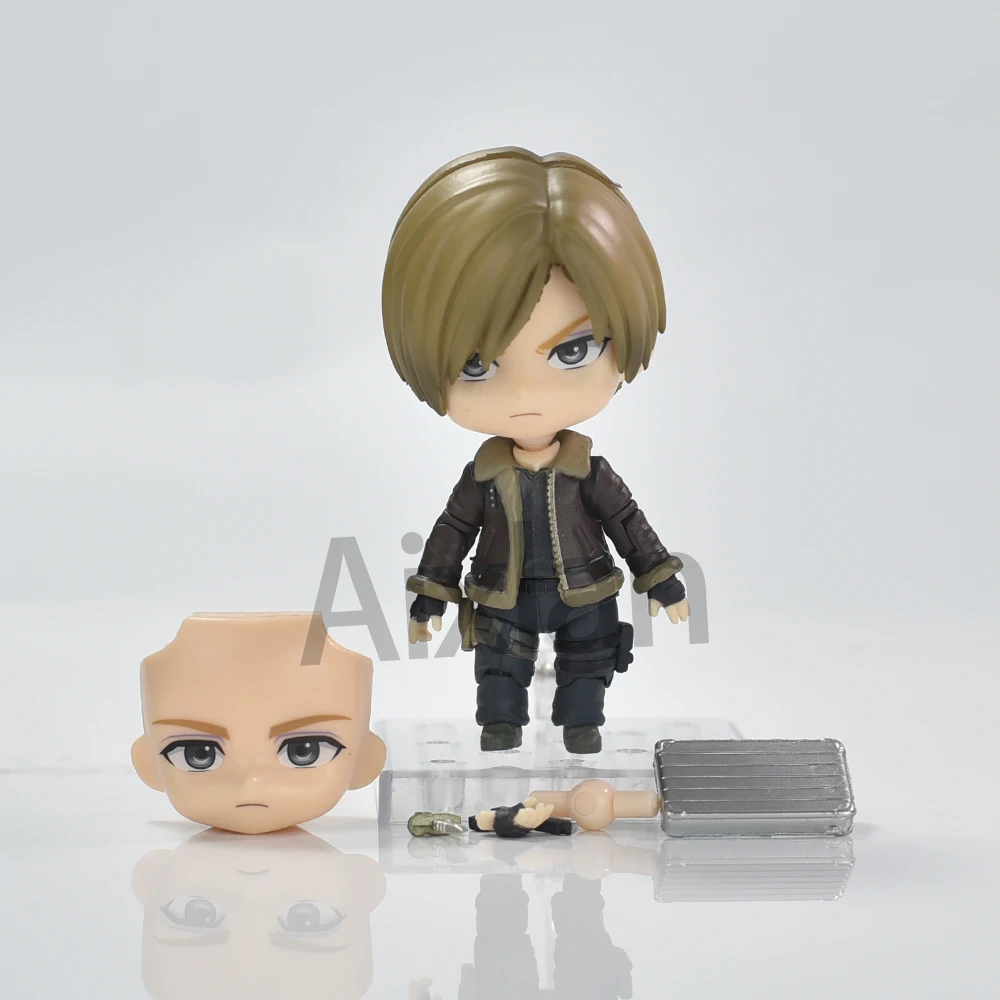 Aixlan #2337 Leon Scott Kennedy Figure 10cm Q Version Cute PVC Action Figure Amine Birthday Gift Collectible Figurine - Image 8