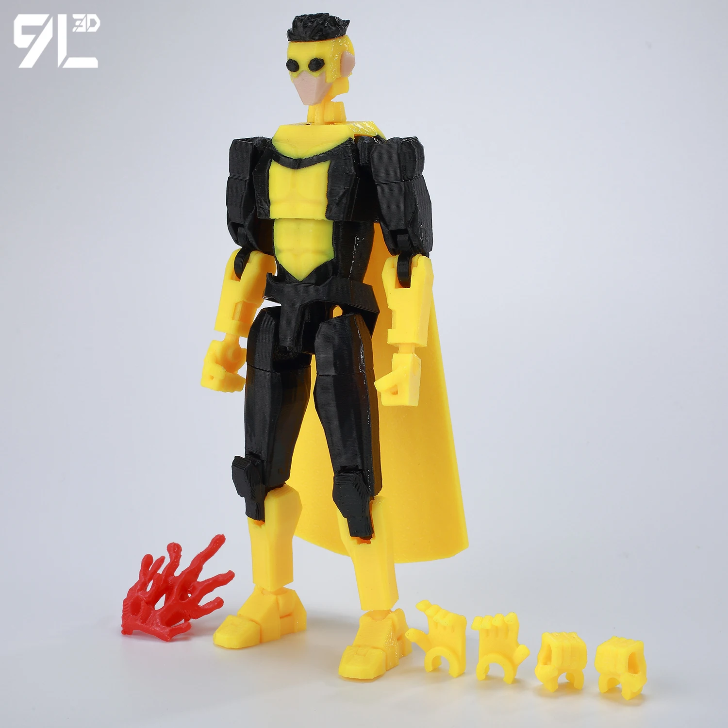 9L3D Superhero Team Invincible Boy Heroes Action Figure Lucky13 Dummy13 Multi-Colored T13 Multi-Jointed Collectible Toys Titan13 - Image 13