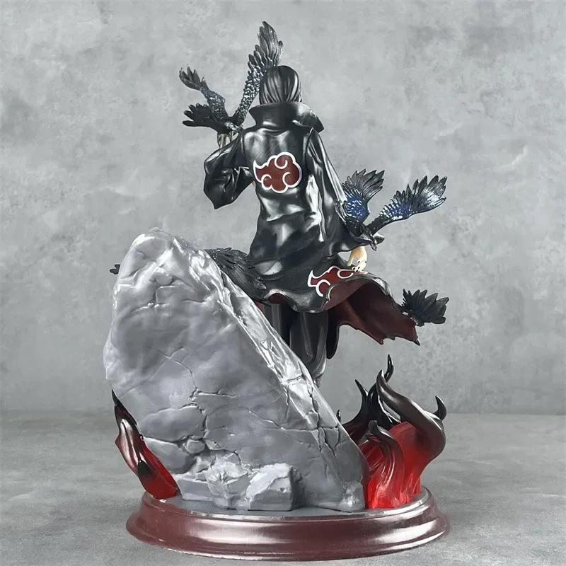 Naruto Anime Figure Uchiha Itachi Pvc Action Figure Toy Naruto Shippuden Uchiha Itachi And Crow Collection Model Toy 25cm - Image 5