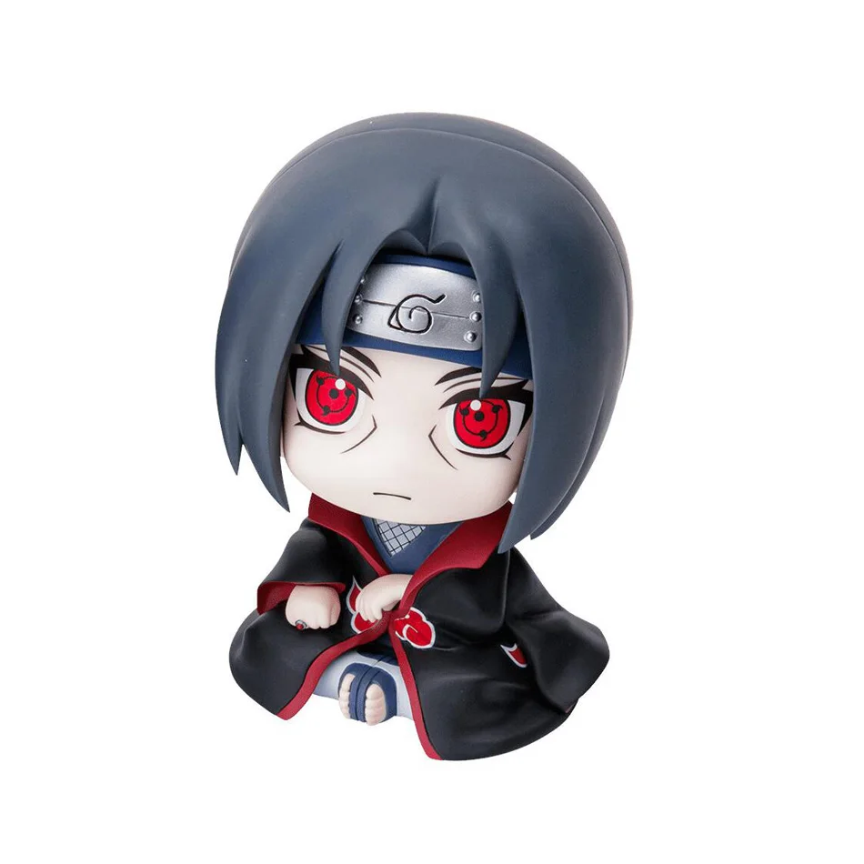 9cm Naruto Anime Figure Naruto Kakashi Action Figure Q Version Kawaii Sasuke Itachi Figurine Car Decoration Collection Model Toy - Image 11