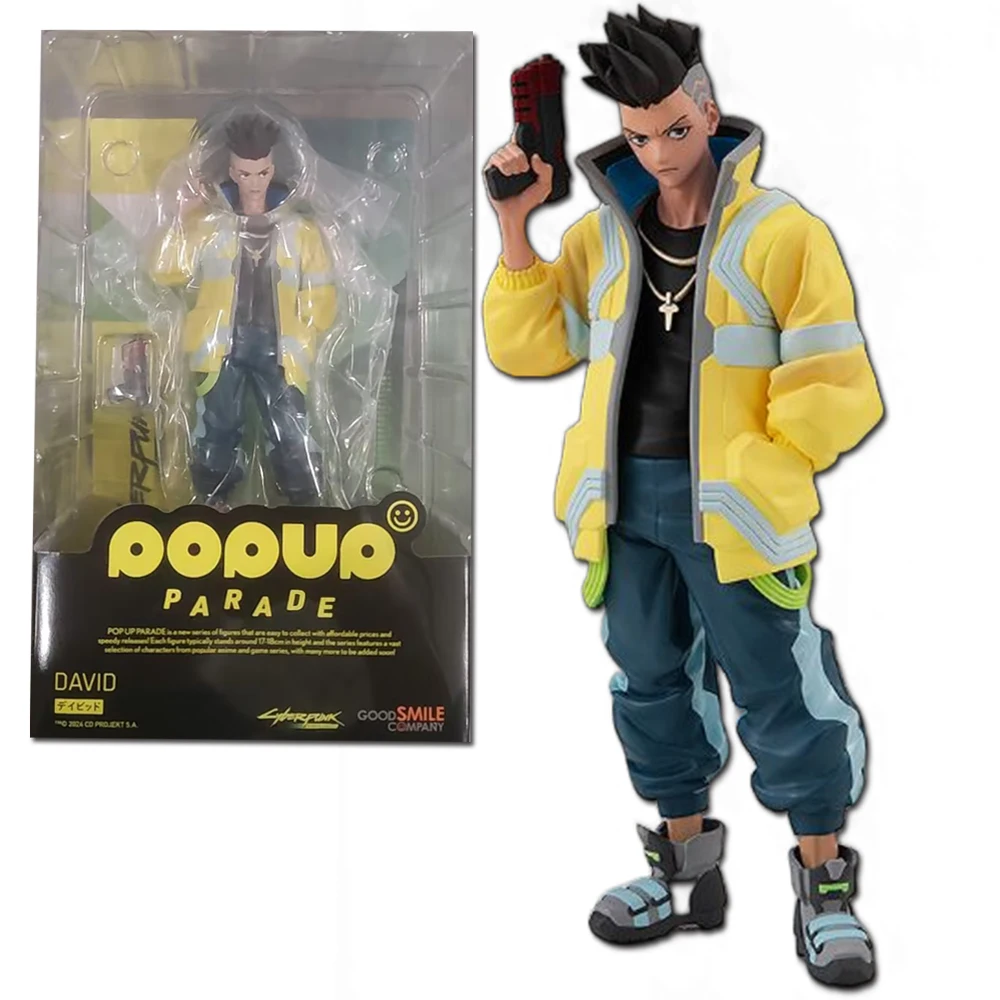 16CM Anime Game Cyberpunk: Edgerunners David Martinez Figure Standing Anime Model Toy Gift Lucy Collection Rebecca Aciton Figure