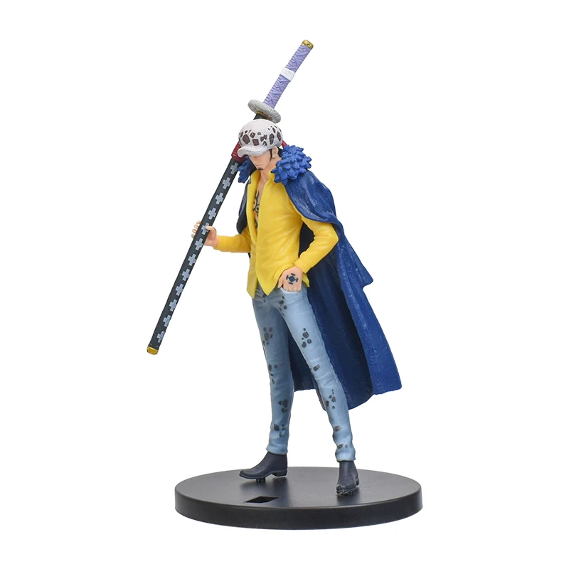 Hot 18cm/7.1nch Anime Figure One Piece DXF Wano Country Trafalgar Law PVC Collection Model Dolls Toy For Gift 18cm