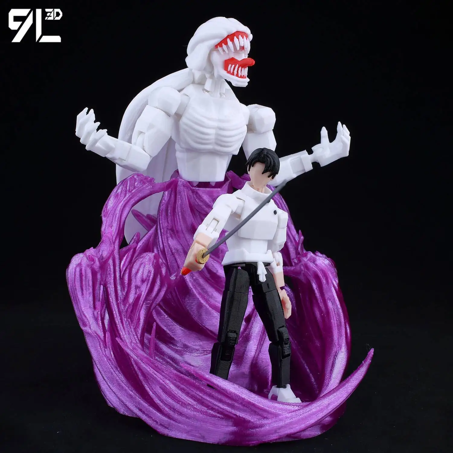 9L3D Printed Anime Jujutsu Kaisen Sukuna Yuji Yuta Satoru Gojo Lucky Dummy 13 Movable Shapeshift Action Figures Mannequin Toys - Image 4
