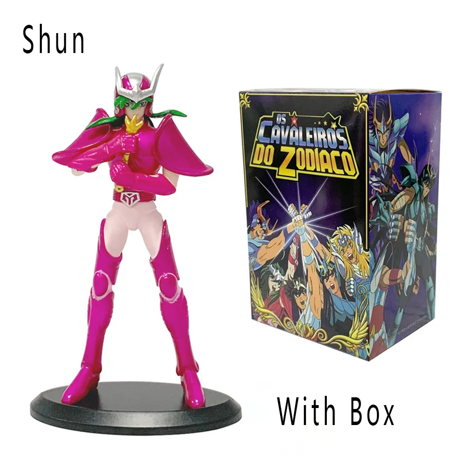 In Stock Anime Figure Phoenix Ikki Hyoga Seiya Shiryu Standing Armor Model Children's Toys PVC Box Desktop Collection Toys - Image 9