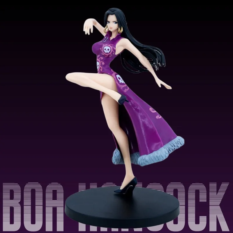 One Piece Anime Boa Hancock Figures Toys GK Snake Princess Action Figure 21CM Sexy Cheongsam Girl Doll Figurines Statue - Image 3