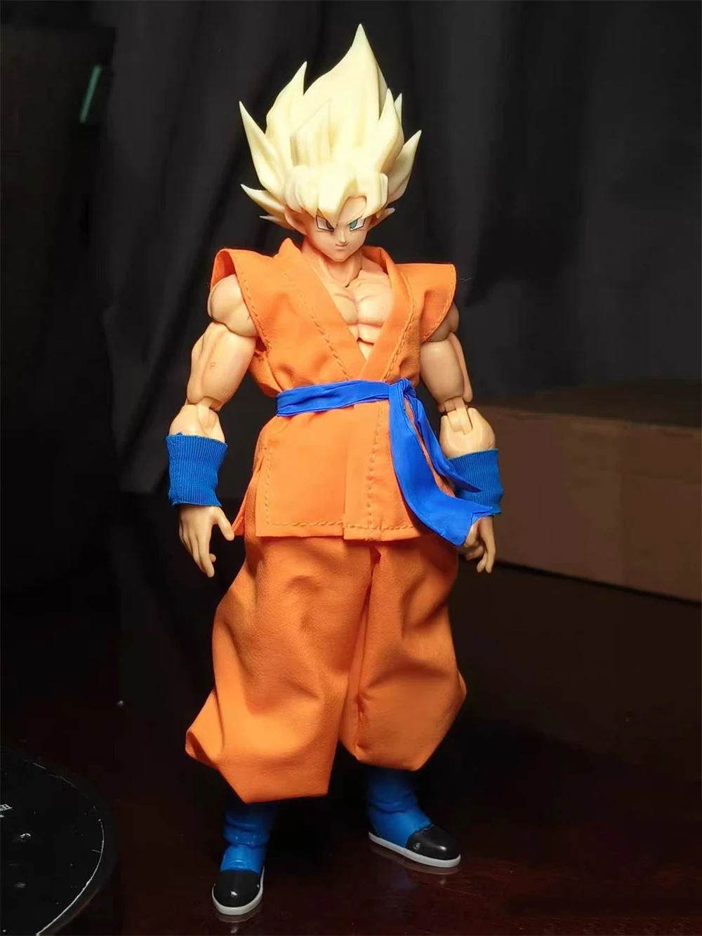 Handmade 1/12 Scale Male Soldier Classic Character Vest Top Pants Wrist Protection Waist Belt Set for SHF Action Figure - Image 3