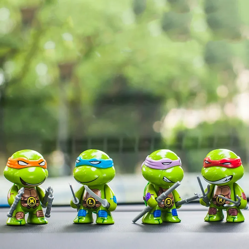 4pcs/Set Ninja Turtle Anime Figure Neca TMNT Limited Edition Action Figurine Statue Action Figurine Movable Model Toys Gifts - Image 4