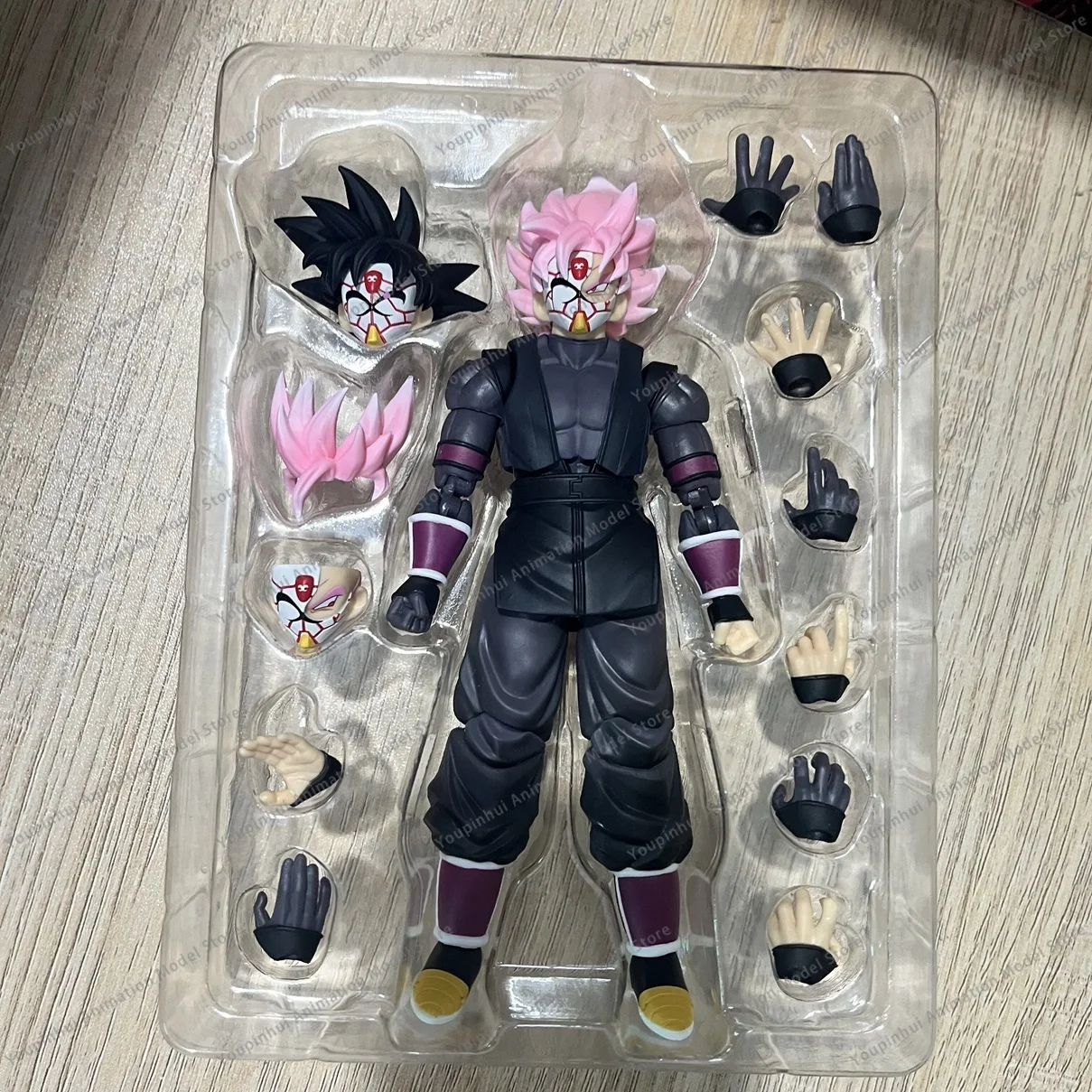 In Stock Dragon Ball Demoniacal Fit DF Ultimate Atrocious SHF Black Goku Zamasu Action Figure Toy Model Gift - Image 4