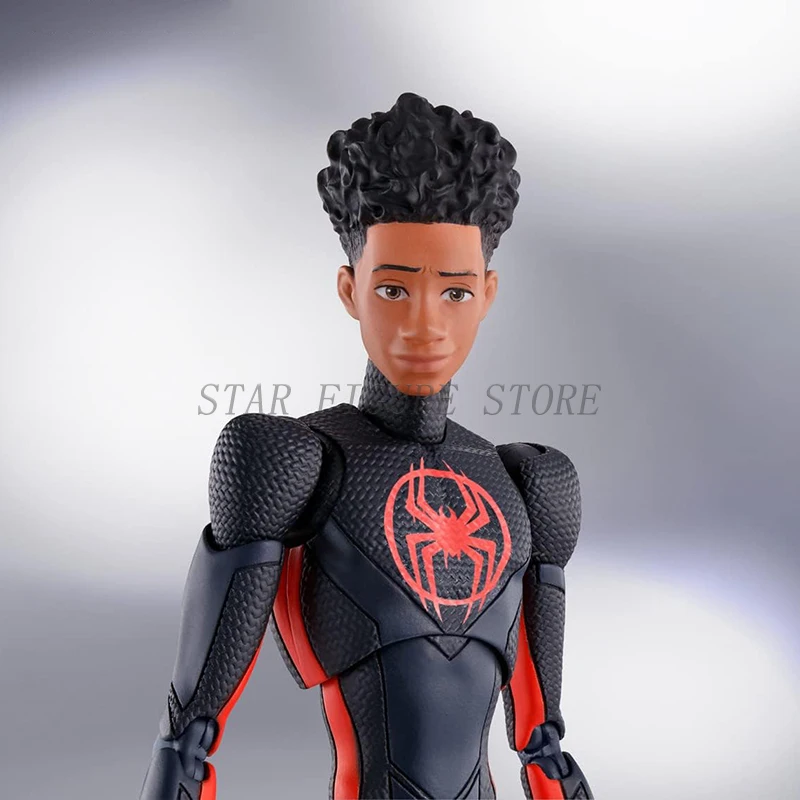 SHF Spider-Man Across the Spiderverse Miles Morales Action Figure PVC Collectible Model 15cm Marvel CT Spiderman Figurine Toys - Image 4