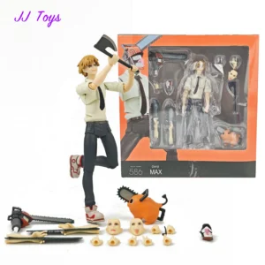 15cm Chainsaw Man Anime Figures Denji Action Figure Figma 586 Statue Model Doll Collection Toys Gifts