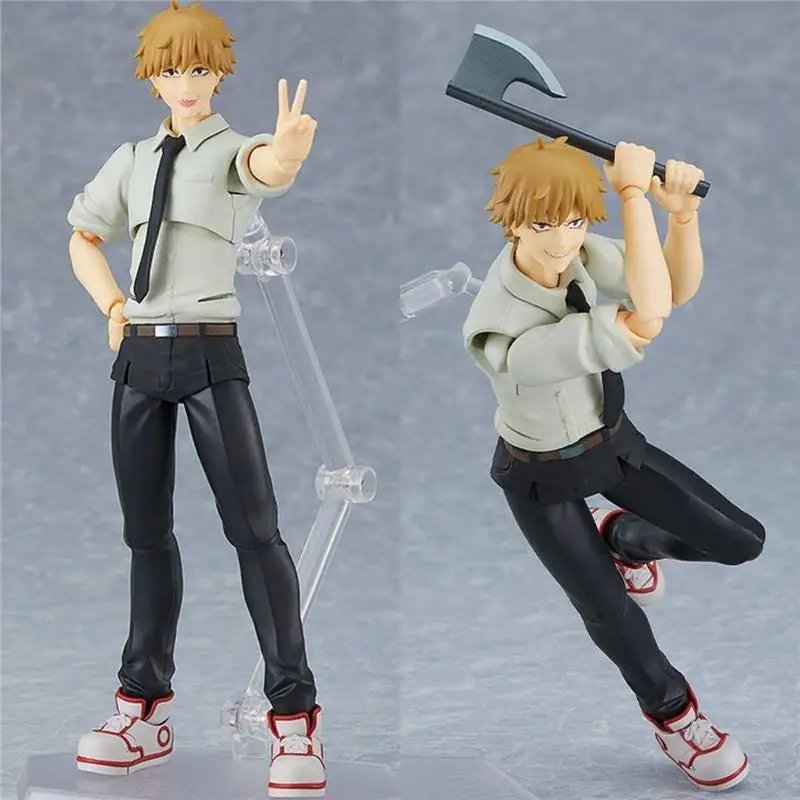 15cm Chainsaw Man Anime Figures Denji Action Figure Figma 586 Statue Model Doll Collection Toys Gifts - Image 5